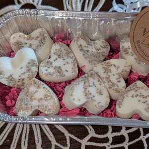 Hand Poured Heart-Shaped Soy Wax Melts